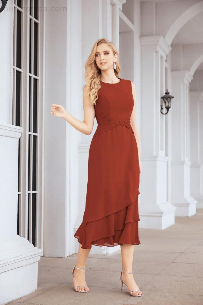 Robe de mariage de la mère de la mariée en deux pièces, ligne A, pour cérémonie et soirée formelle, modèle 28072