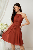 Robe de soirée formelle pour bal de fin d'études ou cocktail Halter 28011