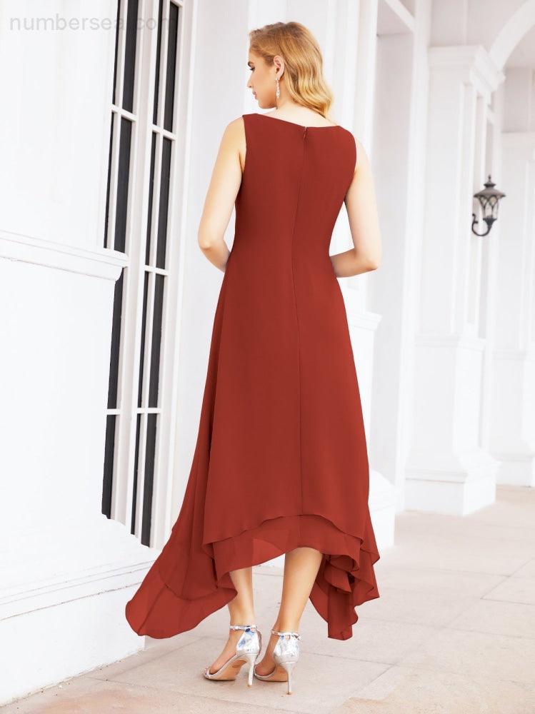 Vestido de Noiva de Duas Peças em Linha A para Mãe da Noiva Vestido de Festa Formal 28073