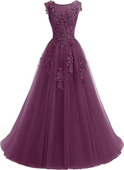 Vestidos Formais Longos para Mulher Vestido de Noite Vestido de Dama de Honra Aplicações de Renda Vestidos de Formatura Y1848