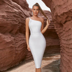 Bandagekleid Bandagekleid Abendkleid Ärmellos Sexy Enges Kleid 