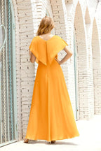 Robe de la Mère de la Mariée Grande Taille Col en V Longueur Solennelle Robe de Bal Formelle pour Invité de Mariage 28020