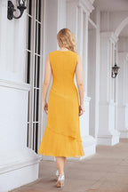 Robe de mariage de la mère de la mariée en deux pièces, ligne A, pour cérémonie et soirée formelle, modèle 28072