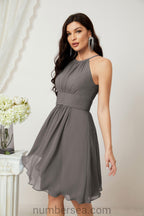 Robe de soirée formelle pour bal de fin d'études ou cocktail Halter 28011