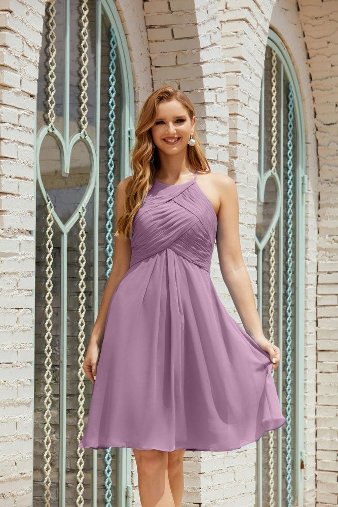 Vestidos de Baile sem Mangas para Receção em Casa, Cocktail Formal e Baile de Finalistas 28014