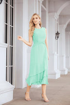 Robe de mariage de la mère de la mariée en deux pièces, ligne A, pour cérémonie et soirée formelle, modèle 28072