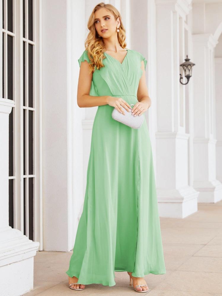Abiti da damigella Numbersea con mantella, abito formale da ballo, abiti con schiena scoperta per madre della sposa 28058