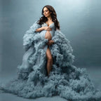 Hot-selling maternity photo clothing, one-shoulder morning robe