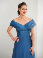 Mother Of The Bride Dress A Line And Princess Style With Pockets