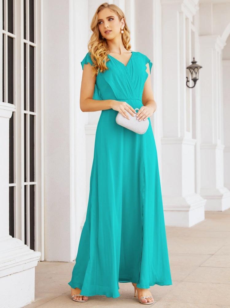 Abiti da damigella Numbersea con mantella, abito formale da ballo, abiti con schiena scoperta per madre della sposa 28058