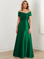 A-Line/Princess Off-the-Shoulder Floor-Length Mother of the Bride Dresses