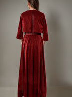 Two Piece Long Sleeve Mother Of The Bride Pantsuit With Sash And Sequins