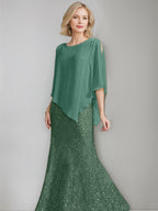 Luxurious Chiffon Floor Length Dress For Mother Of The Bride Beading Sequins