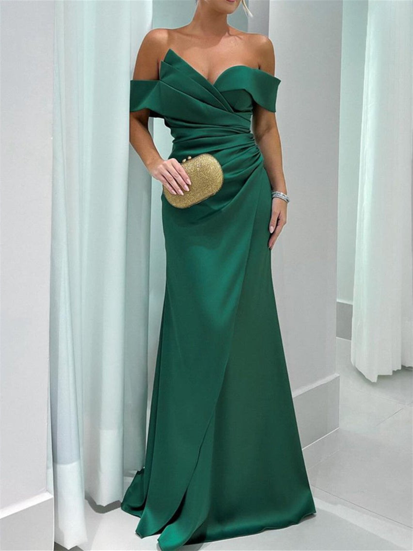 Sweetheart Floor Length Sleeveless Mermaid Trumpet Mother Of The Bride Dress