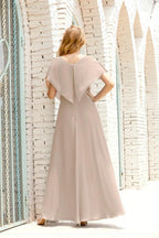 Robe de la Mère de la Mariée Grande Taille Col en V Longueur Solennelle Robe de Bal Formelle pour Invité de Mariage 28020