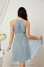 Robe de soirée formelle pour bal de fin d'études ou cocktail Halter 28011