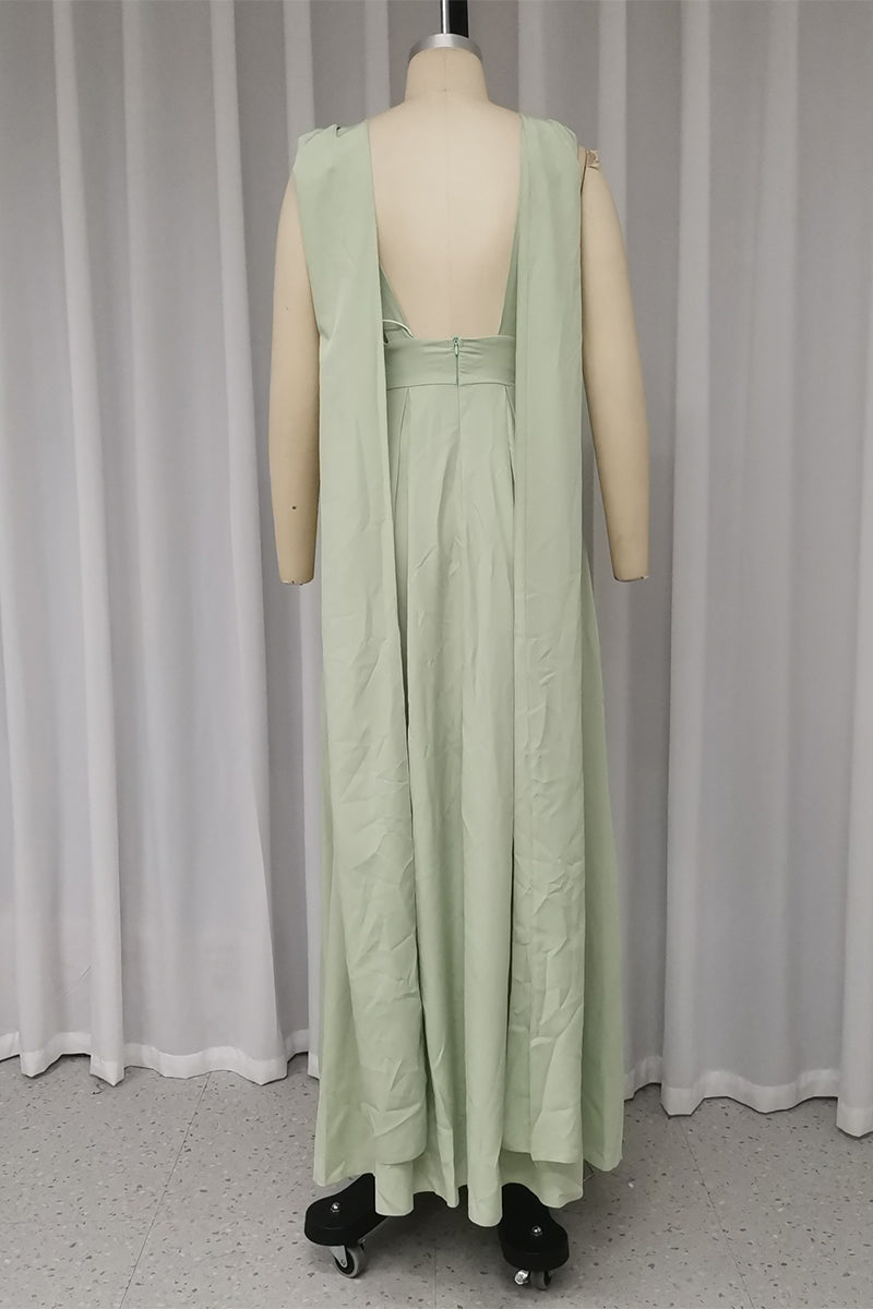 Abiti da Sera Sexy per il Ballo con Schienale Scoperto, Spacco e Scollatura a V