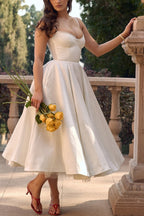 Robe maxi tutu sans manches à col en V avec bretelles