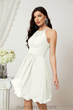 Robe de soirée formelle pour bal de fin d'études ou cocktail Halter 28011
