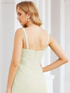 Vestidos de Mãe do Noivo Aplicações de Renda para Convidados de Casamento 28066