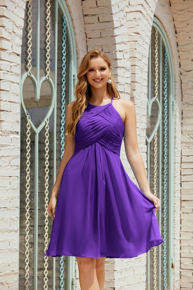 Vestidos de Baile sem Mangas para Receção em Casa, Cocktail Formal e Baile de Finalistas 28014