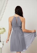 Robe de soirée formelle pour bal de fin d'études ou cocktail Halter 28011