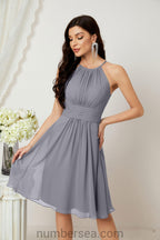 Robe de soirée formelle pour bal de fin d'études ou cocktail Halter 28011
