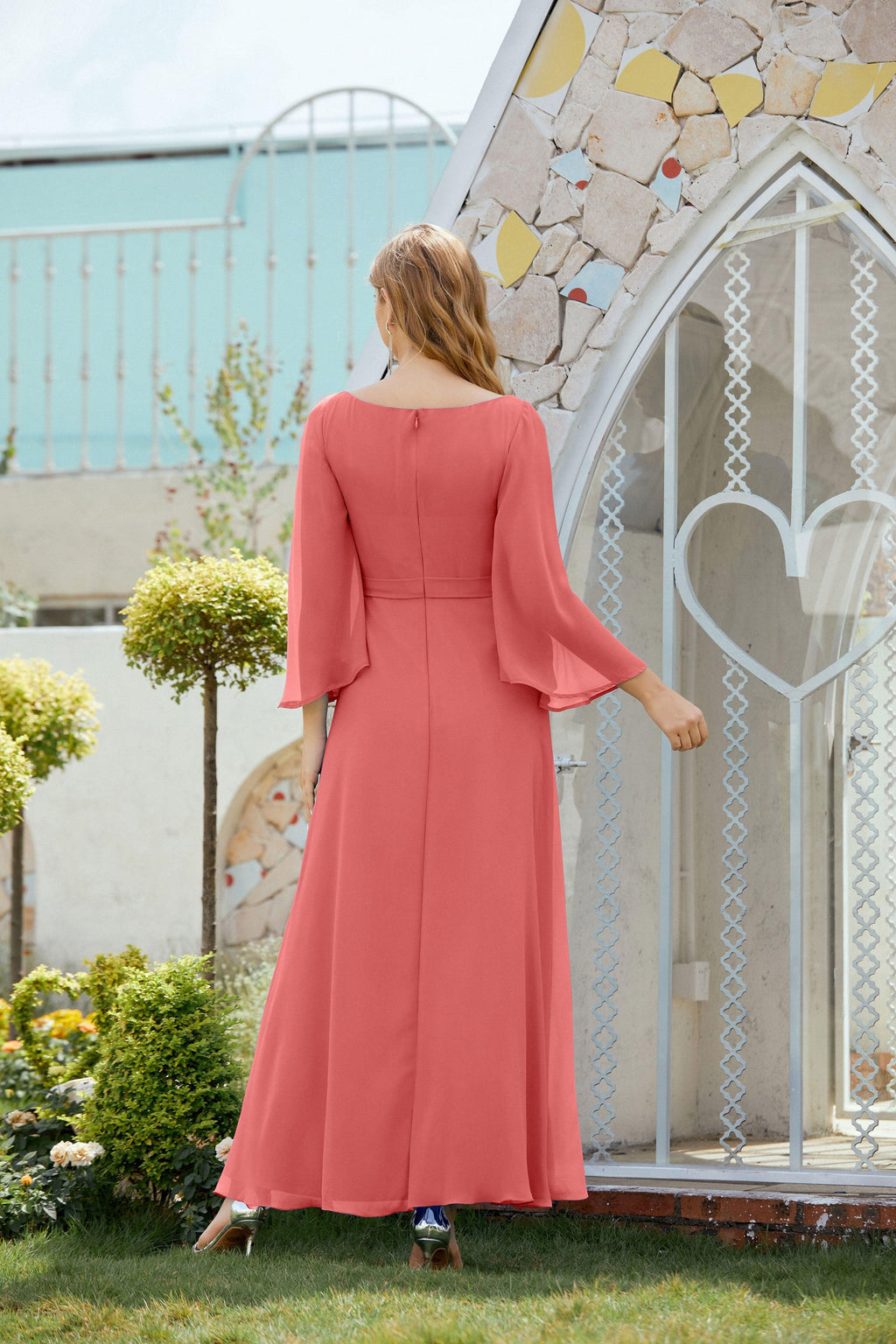 Abito da Sposa della Madre della Sposa Abito da Ballo Formale per Ospite di Matrimonio 28012