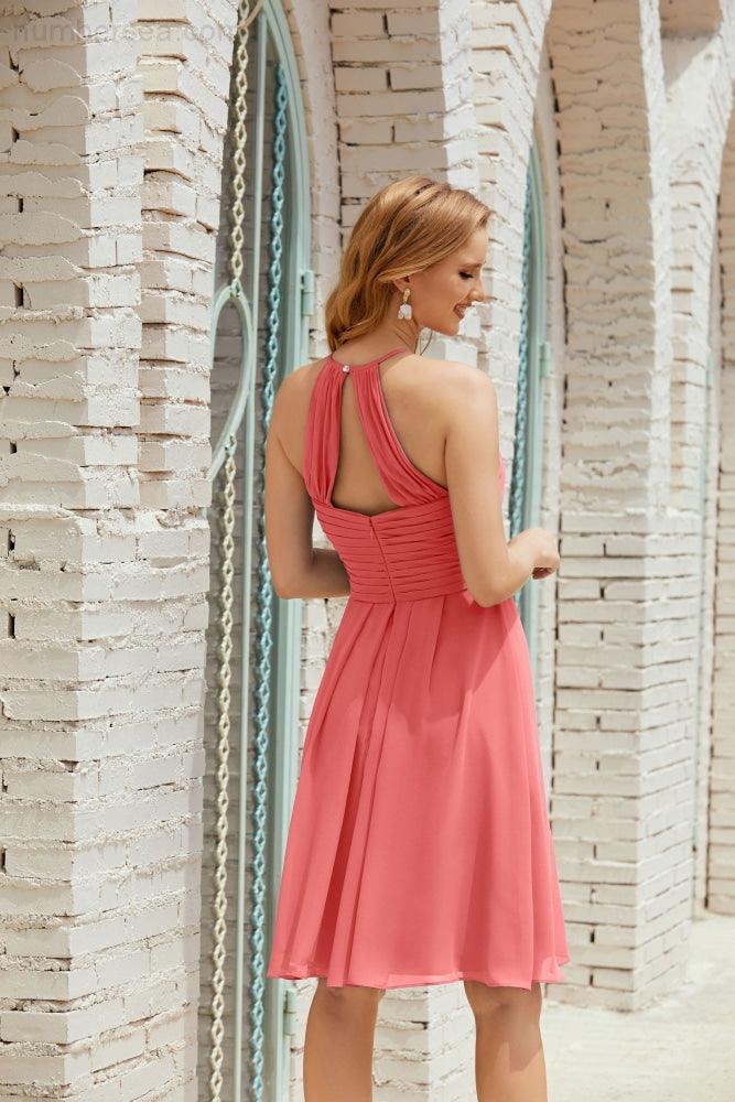 Ärmellose Kleider für den Heimkehrball Formelles Cocktail-Abendkleid Abschlussballkleid 28014