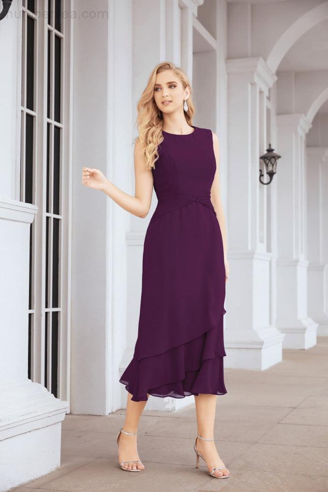 Robe de mariage de la mère de la mariée en deux pièces, ligne A, pour cérémonie et soirée formelle, modèle 28072