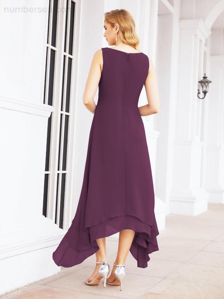Vestido de Noiva de Duas Peças em Linha A para Mãe da Noiva Vestido de Festa Formal 28073