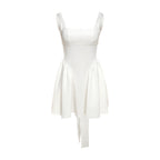 Summer Rain – Rückenfreies Abendkleid mit Schnürung und Schleife 