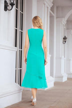 Robe de mariage de la mère de la mariée en deux pièces, ligne A, pour cérémonie et soirée formelle, modèle 28072