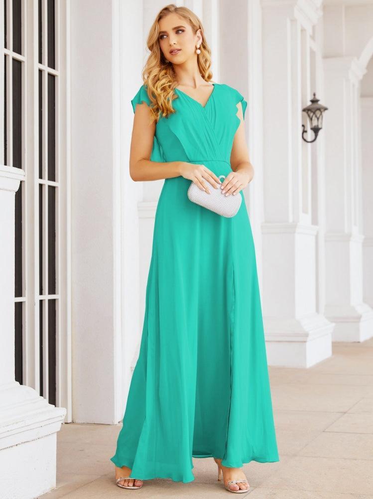 Abiti da damigella Numbersea con mantella, abito formale da ballo, abiti con schiena scoperta per madre della sposa 28058