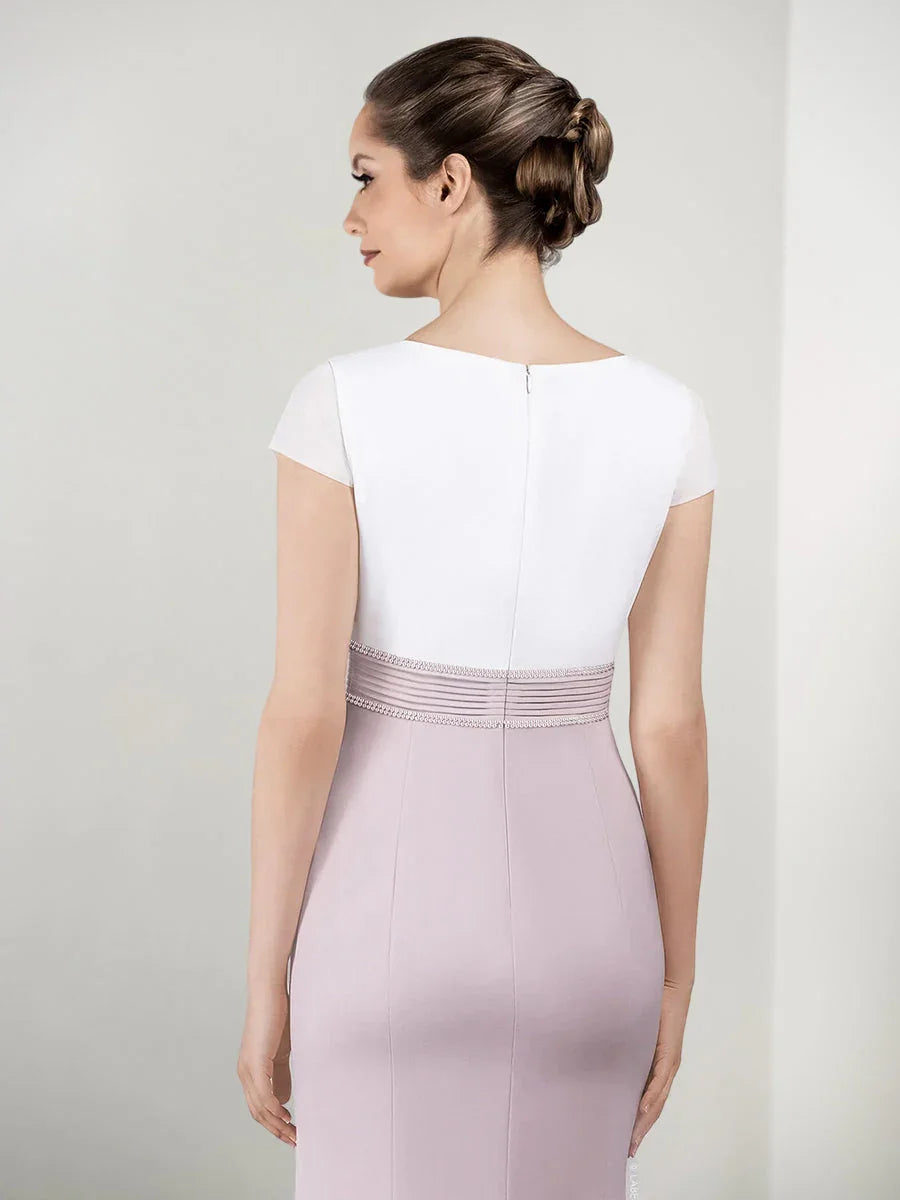 Hüllrohr/Mutter der Brautkleider mit Jacke und Perlenstickerei