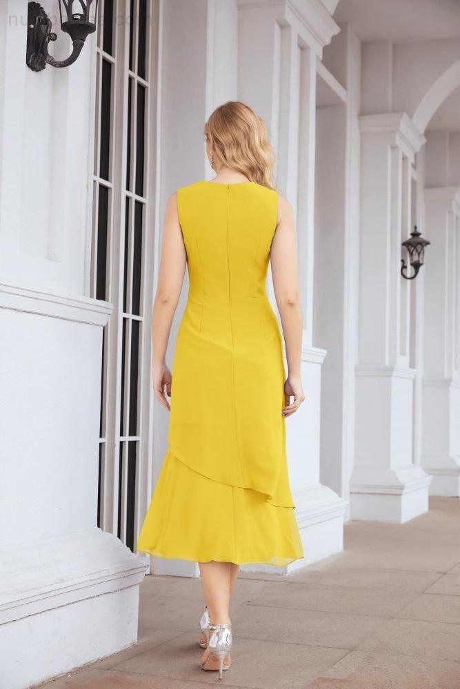 Robe de mariage de la mère de la mariée en deux pièces, ligne A, pour cérémonie et soirée formelle, modèle 28072