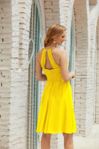 Ärmellose Kleider für den Heimkehrball Formelles Cocktail-Abendkleid Abschlussballkleid 28014