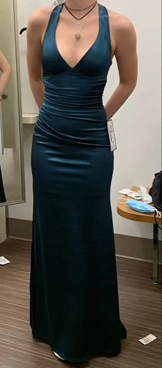 Elegant Mermaid Long Prom Dress Sexy Evening Dress  Y1931