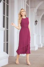 Robe de mariage de la mère de la mariée en deux pièces, ligne A, pour cérémonie et soirée formelle, modèle 28072