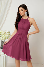Robe de soirée formelle pour bal de fin d'études ou cocktail Halter 28011