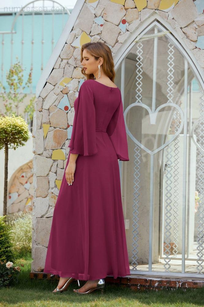 Abito da Sposa della Madre della Sposa Abito da Ballo Formale per Ospite di Matrimonio 28012