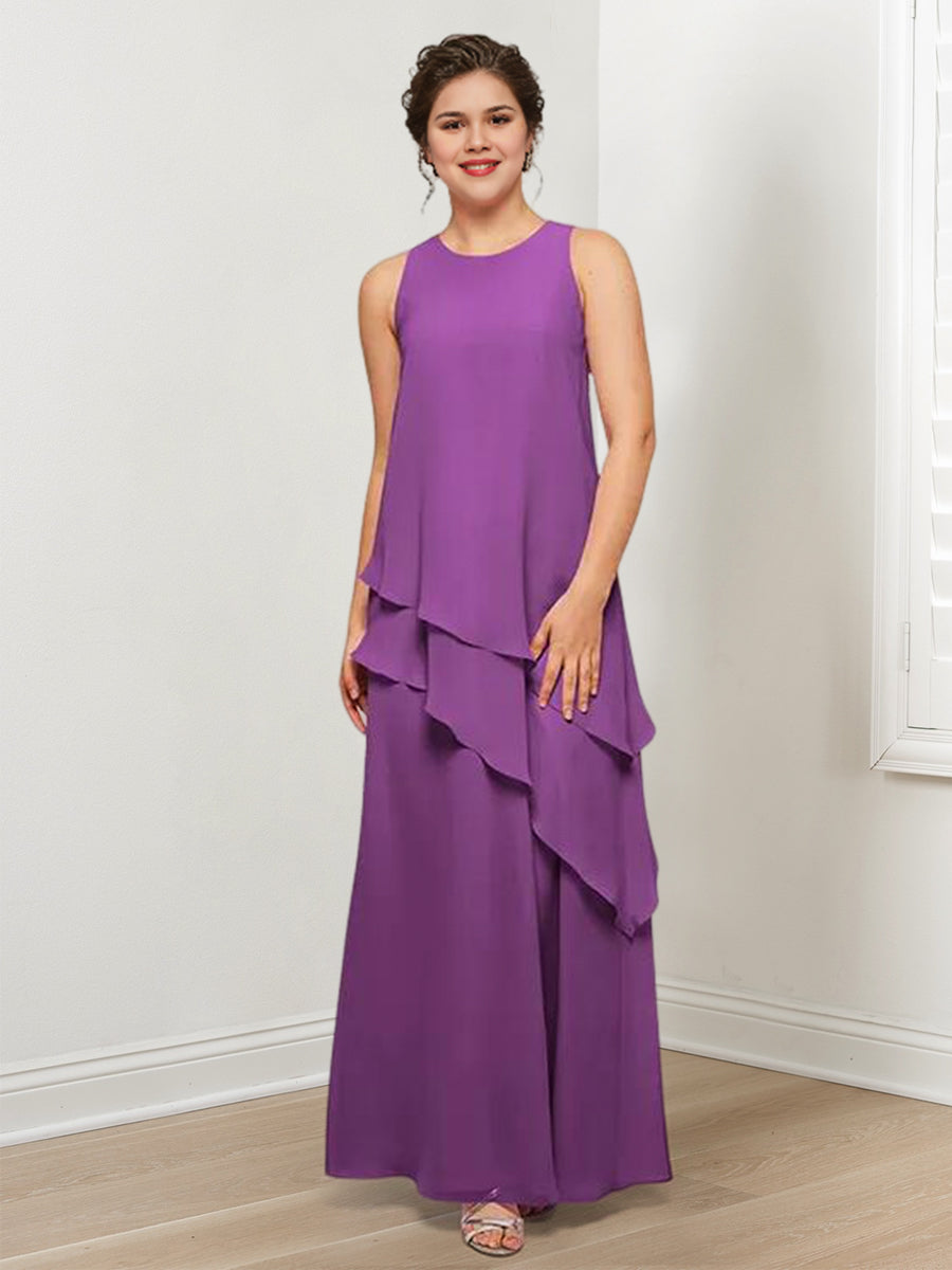 A-Line/Princess Mother of the Bride Dresses with Ruffles & Jacket