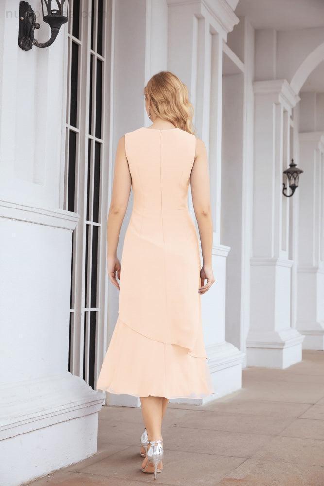 Robe de mariage de la mère de la mariée en deux pièces, ligne A, pour cérémonie et soirée formelle, modèle 28072