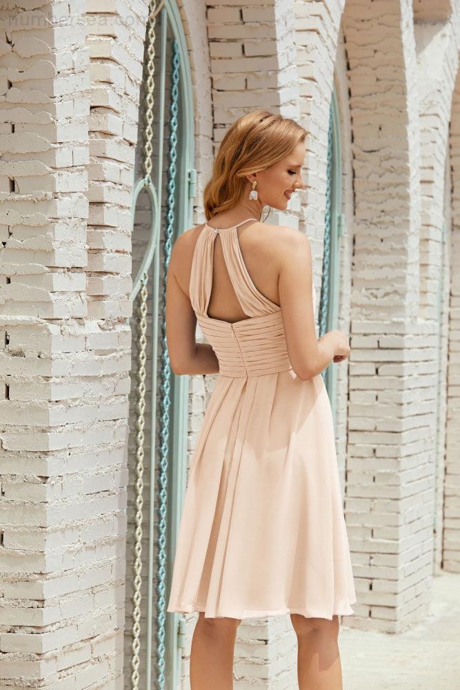 Ärmellose Kleider für den Heimkehrball Formelles Cocktail-Abendkleid Abschlussballkleid 28014