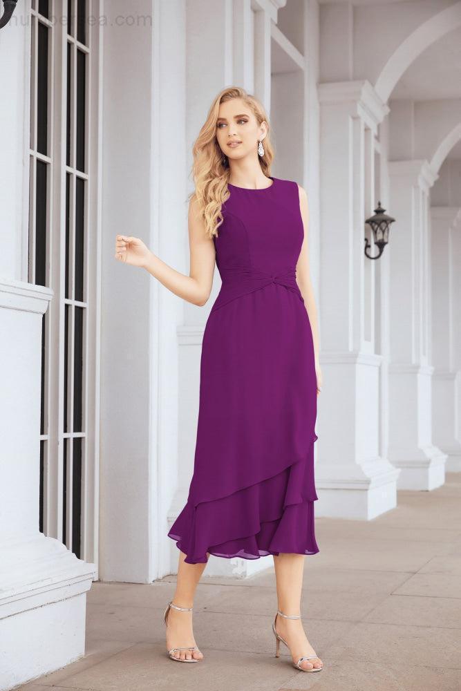 Robe de mariage de la mère de la mariée en deux pièces, ligne A, pour cérémonie et soirée formelle, modèle 28072