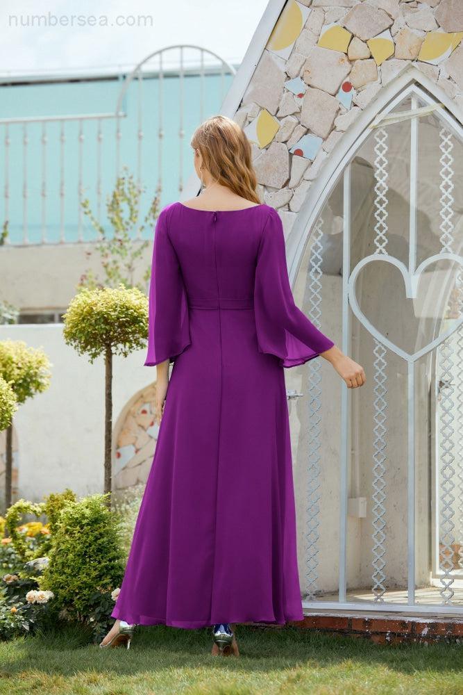 Abito da Sposa della Madre della Sposa Abito da Ballo Formale per Ospite di Matrimonio 28012