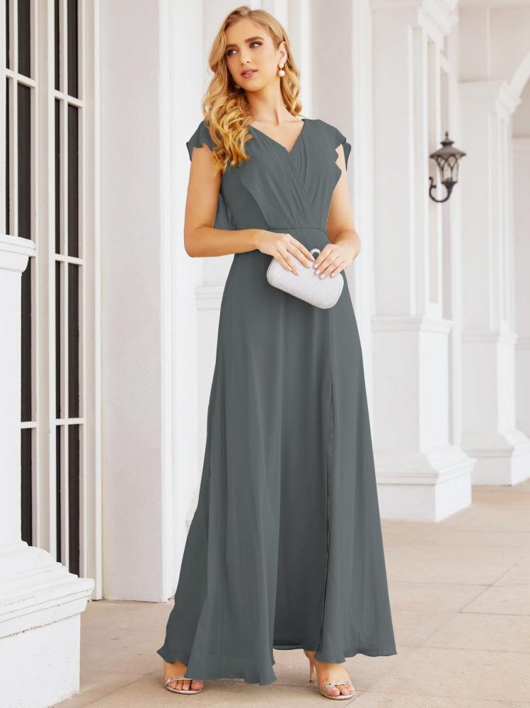 Abiti da damigella Numbersea con mantella, abito formale da ballo, abiti con schiena scoperta per madre della sposa 28058