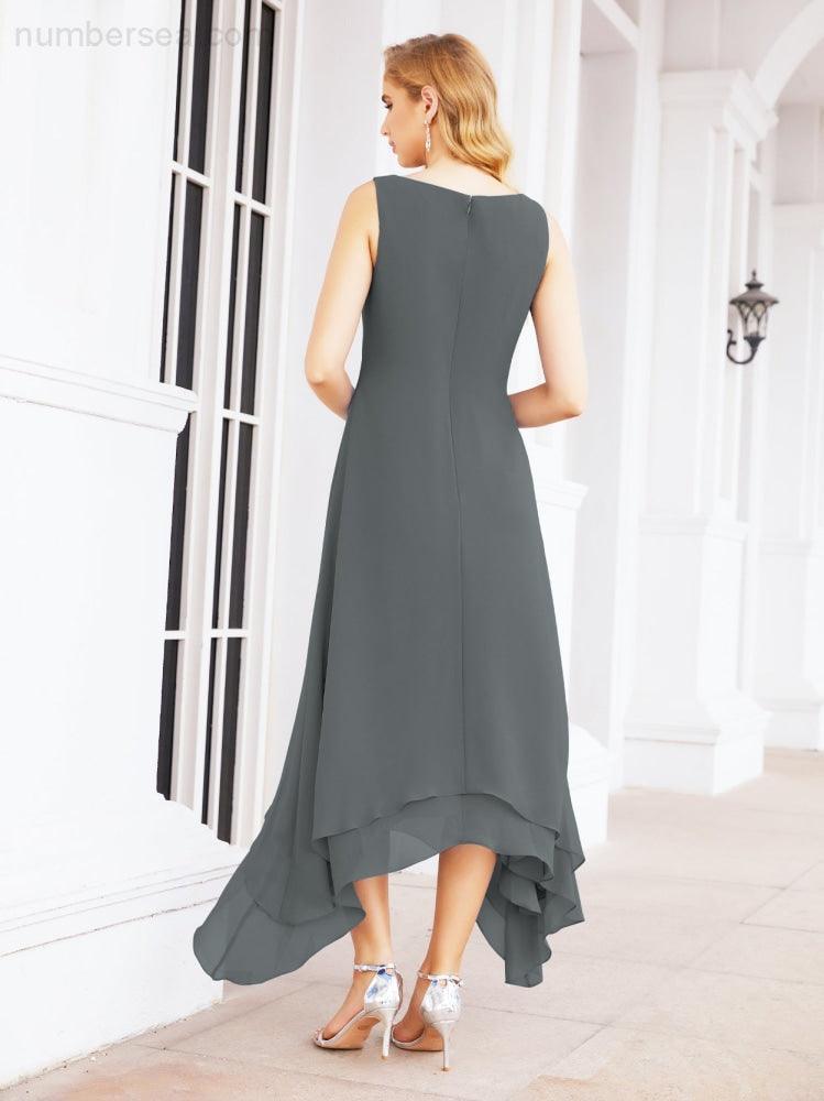 Vestido de Noiva de Duas Peças em Linha A para Mãe da Noiva Vestido de Festa Formal 28073
