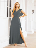 Abiti da damigella Numbersea con mantella, abito formale da ballo, abiti con schiena scoperta per madre della sposa 28058