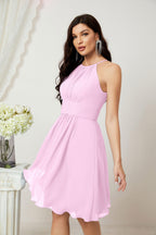 Robe de soirée formelle pour bal de fin d'études ou cocktail Halter 28011